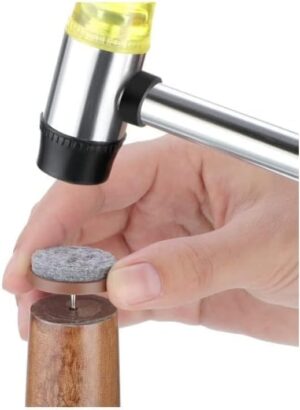 Furniture Sliders Nail-on Glides (1.5 CM Diameter)- 24 Pieces-B0CPF15ZS3