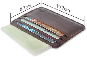 Brown Leather For Unisex - Card & ID Cases-B091G1SXFJ
