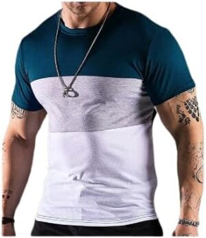 3XL Spotted Men's T-shirt Simple Print T-shirt For Men Trendy Men's Top Loose Oversized Clothing Everyday Casual Short Sleeve Summer - A01-BC03465, 3XL-B0CFK719WT