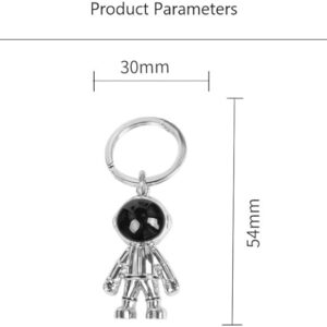 4199FlXsqnL._AC_SX679_ Space Man Metal Keychain, 5 cm - Gold-B0BDFFCSBK