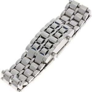 41Dfu-pS0ZS._AC_ Iron Samurai Inspired Blue LED Unisex Watch-B0968Z5WMF