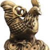 1PC- (Small Pendant - Chicken -Code18-3 x 2.5 Cm) Statue Ornament Solid Copper Miniature Figurines Handmade Craft Living Room Office Home Decor Accessory Buddha Statue Pendant-B0CYSZBFFS