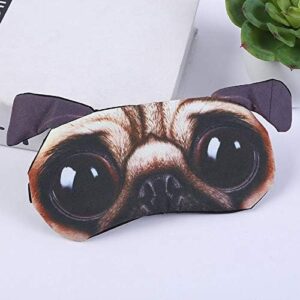 1 of Animated Cartoon 3D Starling dog eyes Sleep Mask Ice patch Light Shading Cover eyemask for Women Girls Kids-B091CZBL2R