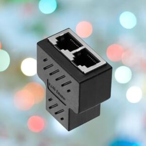 1Pcs 3 In 1 RJ45 Splitter LAN Ethernet Network RJ45 Connector Extender Adapter Cable for Networking Extension 1 Male To 2/3 Female-B0DL4S833W