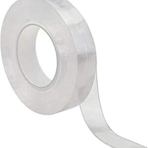 Double Sided Nano Mounting Tape 18mm*3m - Transparent [1Pcs]-B0CKPHN4KS