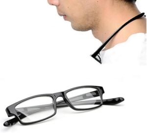(1pcs- +4 Reading) Comfort Ultralight Reading Glasses Men Halter Reading Glasses Hanging Stretch Women Anti-fatigue Presbyopia Unise Glasses (Assorting Color) (+4.0)-B0CPD6FGWN