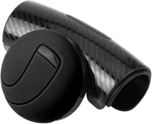 Universal Car Heavy Duty Steering Wheel Spinner Knob Power Handle Ball Auxiliary Booster Handle Control, Steering Wheel Suicide Spinner (Black)-B0C3HFKQ6D