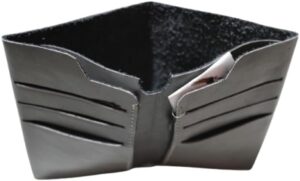 1Pcs Travel Passport ID Card Cover Holder Case Faux Leather With Credit Card Slots (Black) Made In Egypt-B0CNLL385L