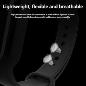 Watch Strap For Xia-omi Mi Band 7 6 5 Wristband Silicone Bracelet Case Cover Wrist Mi Band7 band5 band6 Smartwatch Accessories-B0DPJJDFMF