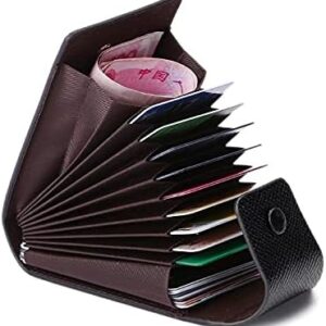 41aL+z9fV0S._AC_ -Chocolate Brown Faux Leather For Unisex - Credit Card Holders-B098W7JLT6