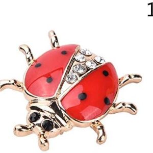 Fashion Rhinestone Brooch For Women Brooch Collar Pins Corsage Crystal Leaves Insect Brooch Badges Jewelry Accessories (as shown in pic)-B0C4CCXQ31