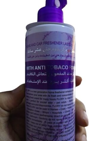 Flory Passion Lavender Car Air Freshener - 425 ml With Instant Smoke Smell Removal-B0CWYJPPG9