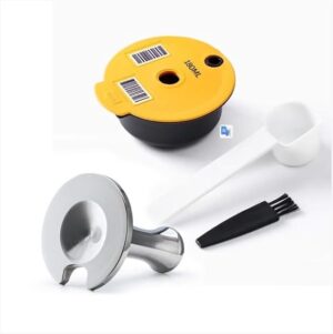 (1Pc) Reusable Coffee Capsule for Tassimo BOSCH Machine Refillable Filter Cup Pod Espresso Maker (180ml+Temper)-B0DFX5V6DJ