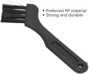 [2 Pcs set - 5.5 Cm Long ] Small Cleaning Brush Plastic Coffee Machine Soft Bristles Brushes Garlic Masher Brush Keyboard Small Brush Coffeeware (Small Random In Shape)-B0DPJ1NRSH