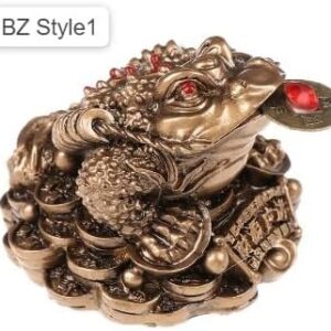 41ofV9rMysL._AC_ 1Pcs Feng Shui Toad Money LUCKY Fortune Wealth Chinese Golden Frog Toad Coin Home Office Decoration Lucky Gifts Tabletop Ornaments (BZ Style3)-B0CLH77PL2