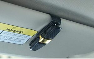 Portable Fastener Clip Eyeglasses Clip Ticket Card Clamp ABS Car Glasses Cases Black Car Sun Visor Sunglasses Holder-B08Z4GLRKV