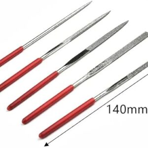 41sNmir8O5L._AC_SX522_ 6Pcs 3x140mm Small Needle File Set Hand Tools For Jeweler Wood Carving Craft Metal Glass Stone Stainless Steel Polishing Carving (B-Shape) As shown-B0DDW7RSLX