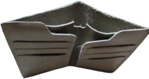 1Pcs Travel Passport ID Card Cover Holder Case Faux Leather With Credit Card Slots (Black) Made In Egypt-B0CNLL385L