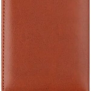 41xdP+cdK7L._AC_ 1PCs Travel Passport ID Card Cover Holder Case Faux Leather Color May Little Different (orange)-B0DC5NKXP6