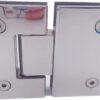 Heavy Duty 180 Degree Glass Door Cupboard Showcase Cabinet Clamp Glass Shower Doors Hinge Replacement Parts,Stainless Steel Bright Finish-B0C5R4GZF5
