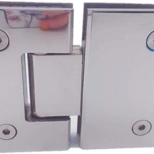 511HPwWJdUL._AC_SX679_ Heavy Duty 180 Degree Glass Door Cupboard Showcase Cabinet Clamp Glass Shower Doors Hinge Replacement Parts,Stainless Steel Bright Finish-B0C5R4GZF5