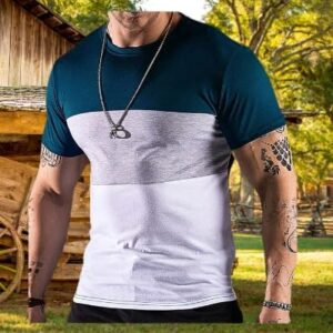 3XL Spotted Men's T-shirt Simple Print T-shirt For Men Trendy Men's Top Loose Oversized Clothing Everyday Casual Short Sleeve Summer - A01-BC03465, 3XL-B0CFK719WT