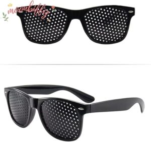 Vision Care Wearable Corrective Glasses Improver Stenopeic Pin Hole Glasses Anti-fatigue Eye Protection Glasses