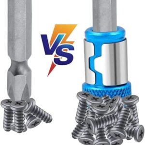 [ 1 Pieces - Random Color ] 6.35mm Universal Magnetic Ring Alloy Screwdriver Bits Anti-corrosion Strong Magnetizer-B0CR4F89BB