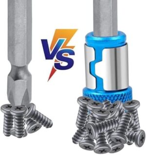 [ 1 Pieces - Random Color ] 6.35mm Universal Magnetic Ring Alloy Screwdriver Bits Anti-corrosion Strong Magnetizer-B0CR4F89BB