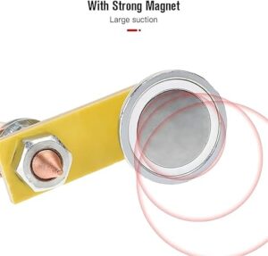 1pc Welding Magnet Head Magnetic Welding Ground Clamp Holder Fixture Strong Welder Sheet Metal Repair Machine Ground Wire Clamp-B0DPFJYVYD