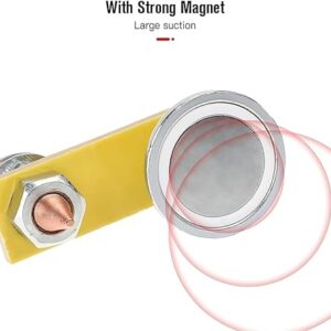 516XlYdfffL._AC_SX466_ 1pc Welding Magnet Head Magnetic Welding Ground Clamp Holder Fixture Strong Welder Sheet Metal Repair Machine Ground Wire Clamp-B0DPFJYVYD