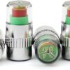 Car Auto Tire Pressure Monitor Gage Alert Sensor Indicator Valve Caps, 4 Pieces-B091JGJ922