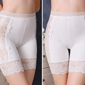 518s6wPeOXL._AC_SX679_ White, L(55kg-67.5kg) - Women Panties Seamless Safety Short Pants Women's High Waist Stretch Shorts Briefs Slimming Underwear Woman Summer Lingerie-B0BQT6YWM2