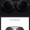 [1Pcs] Round Metal Sunglasses Steampunk Men Women Brand Designer Glasses Oculos De Sol Shades UV Protection-B0CSHZP41F