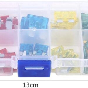 51BzsujQMmL._AC_SL1001_ Keenso 50pcs Car Standard & Mini Blade Fuse Kit Assortment Block Blade Fuse Box 5A 10A 15A 20A 30A Car Boat Truck SUV-B07HQ6B7GY