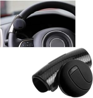 Universal Car Heavy Duty Steering Wheel Spinner Knob Power Handle Ball Auxiliary Booster Handle Control, Steering Wheel Suicide Spinner (Black)-B0C3HFKQ6D
