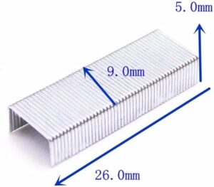 [1Pcs] Panda cartoon Mini Stapler school supplies office stationery paper Clip Binding Binder +1000pcs Staples-B0CKLPWH9B