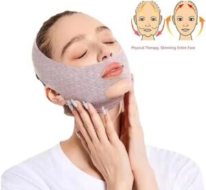 -1pcs Face Shaping Bandage V Face Lifting Tight Removal To Improve Double Chin Legal Tattoo Cheek Slimming Bandage-B0DNKNT6H4