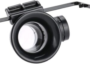 1PCS - 20X LED Light Monocular Eyeglasses Magnifier Head Magnifying Glass Loupe Jewelry Watch Part Repair Tool Accessory for Watchmaker-B0C3SZFJFQ