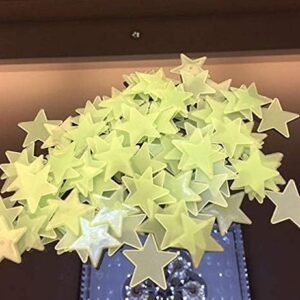 51G5TcxQJ3L._AC_ 100pcs 3CM luminous stars Sofa fluorescent plastic decoration stickers--B0969LNZDG