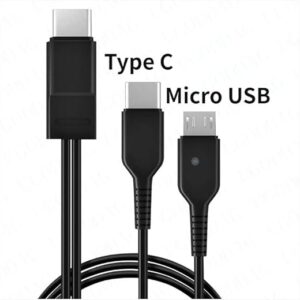 [1Pcs-100Cm-Type C-Micro USB, 100cm-Type C Male ] 2 in 1 USB Type C Cable Splitter to Micro Type-C Mobile Phone Charging Cable (C003)B0D3ZGKKFY