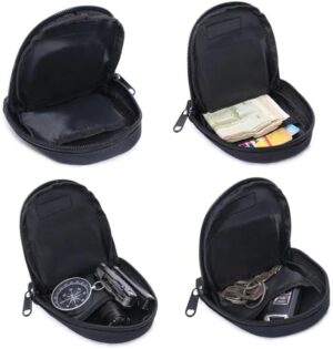 Nylon Tactical Bag Outdoor Molle Portable Waist Fanny Pack Men Phone Pouch Camping Hunting Tactical Waist Bag EDC Gear Purses-B0DHH448SZ