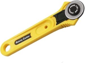 1pcs- 28mm Patchwork Roller Wheel Knife Cloth Cutting Knife Leather Paper Fabric Craft Fabrics Rotary Cutter DIY Sewing Accessories-B0C4M4S458