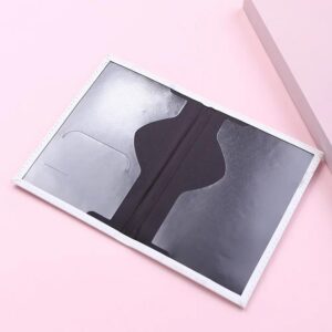 Light Blue Travel Passport ID Card Cover Holder Case Faux Leather Color May Little Different (gray)-B0DFMLHD86