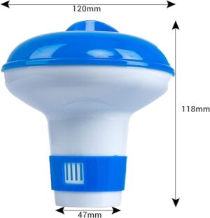 Gxhong Floating Dispenser, Chemical Dispenser for Swimming Pool, Pool Float Chlorine, Pool Accessory, 5 inches-B092PVKW12