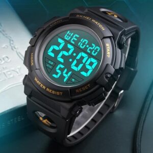 SKMEI Men Sports Watches Digital LED Electronic Multifunction Outdoor Sport Waterproof Swim Mens Student Casual Watch-B0C7KJFJY4
