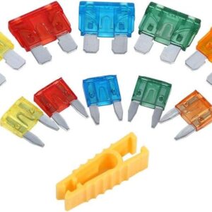 51PN9XAApNL._AC_SL1001_ Keenso 50pcs Car Standard & Mini Blade Fuse Kit Assortment Block Blade Fuse Box 5A 10A 15A 20A 30A Car Boat Truck SUV-B07HQ6B7GY