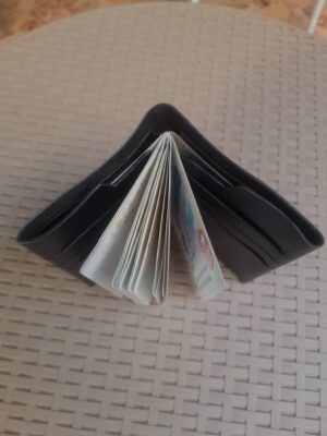 Leather Passport Wallet, Natural leather, With Multi Credit Card Slot- Browne-B09T2XRLG7