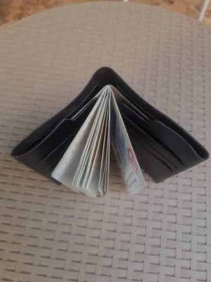 Leather Passport Wallet, Natural leather, With Multi Credit Card Slot- Browne-B09T2XRLG7