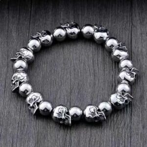 [1Pc- C29662-Black ] High Quality Textured Chain Bracelet Charm Men Trend Casual Bracelet Friendship Charm Handmade Jewelry Gift-B0CL9C314Q